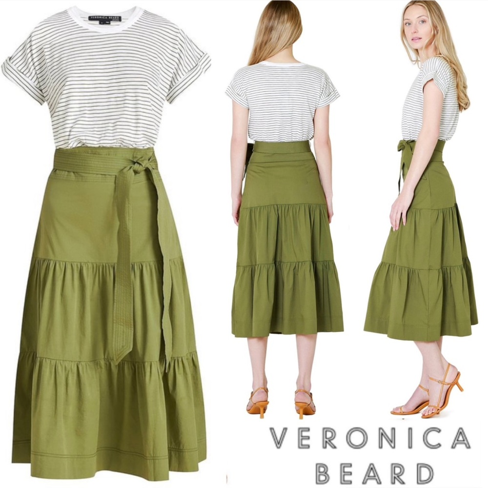 Veronica Beard Belted Trail Dress